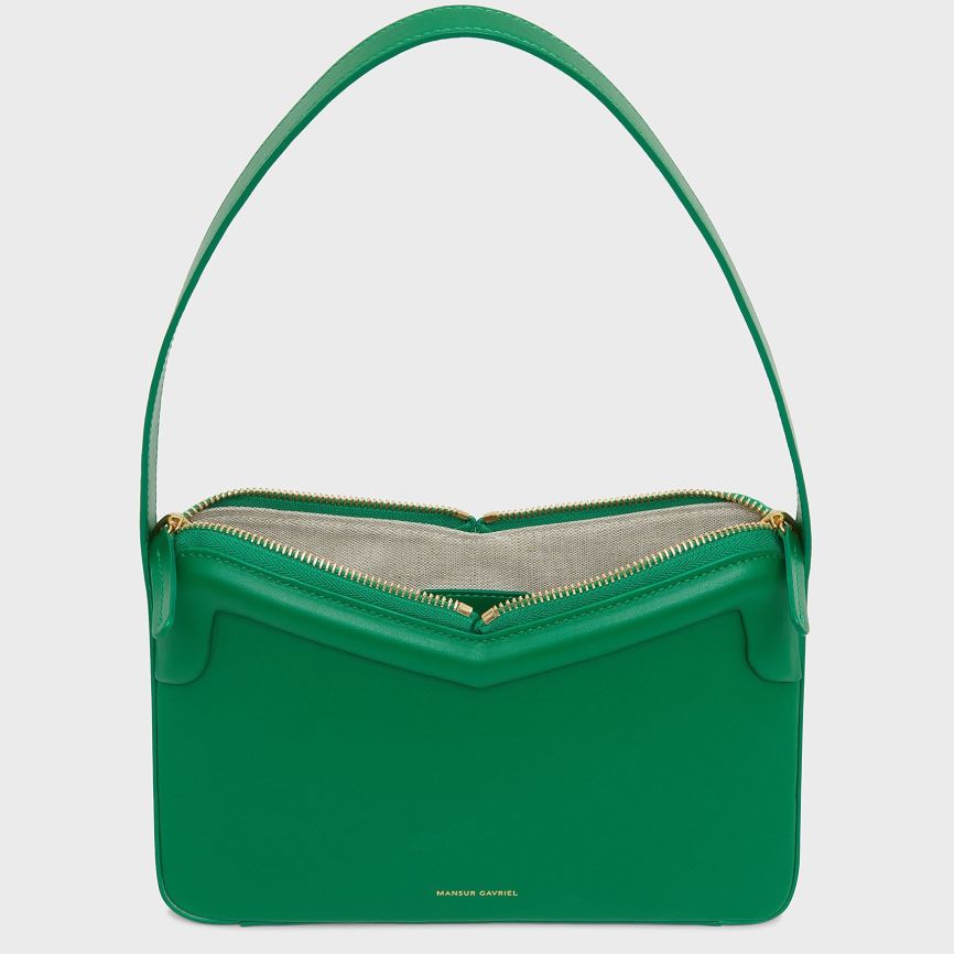 Women's Mansur Gavriel M Frame Baguette Baguette Bag Green | AU 2871NP